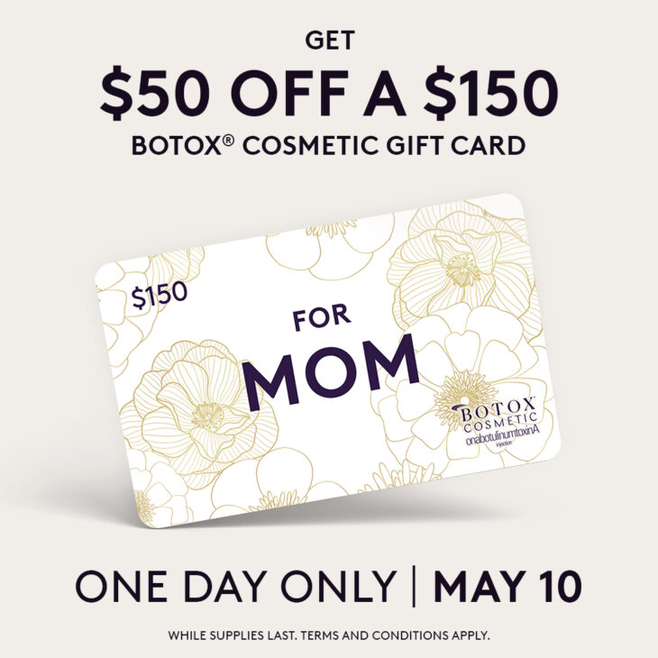 2023 Mother's Day Botox Gift Card Offer Viva Day Spa + Med Spa